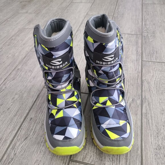 Hobibear Women's Geometric Print Insulated Snow Boots Size 40 (US 8) - Picture 4 of 11